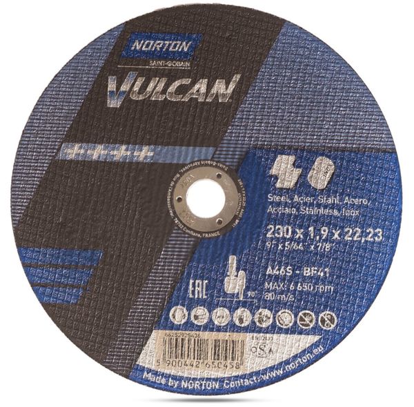 NORTON 230x1.9 mm Inox Kesme Taşı (Vulcan)