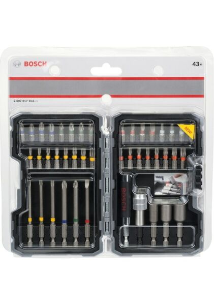Bosch Vidalama Ucu Seti 43 Parça - 2607017164