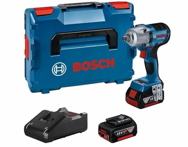 Bosch GDS 18V-450 PC Tork Hafızalı Akülü Darbeli Somun Sıkma Makinası - 06019K4102