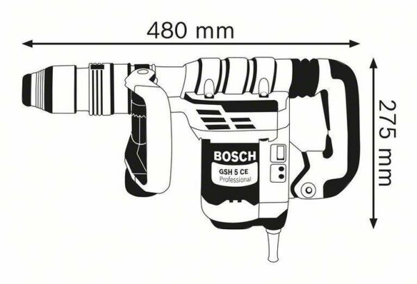 Bosch GSH 5 CE Sds Max Kırıcı 8.3J 1150 Watt