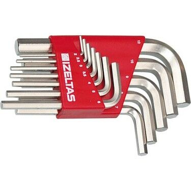 İzeltaş- Allen Anahtar Takımı 12 Parça - 4900003112