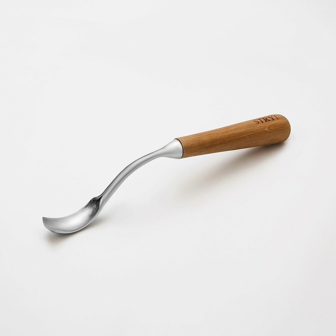 STRYI 112005 Uzun Bükülmüş Derin Oluklu Kuksa ve Kaşık Oyma Iskarpelası 20 mm
