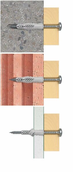 FISCHER UX 12x70 mm Genel Amaçlı Plastik Dübel (20'li Paket)