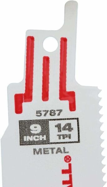 MILWAUKEE 48005787 9'' 14 Diş Super Sawzall Bıçak 5787 230x7/14