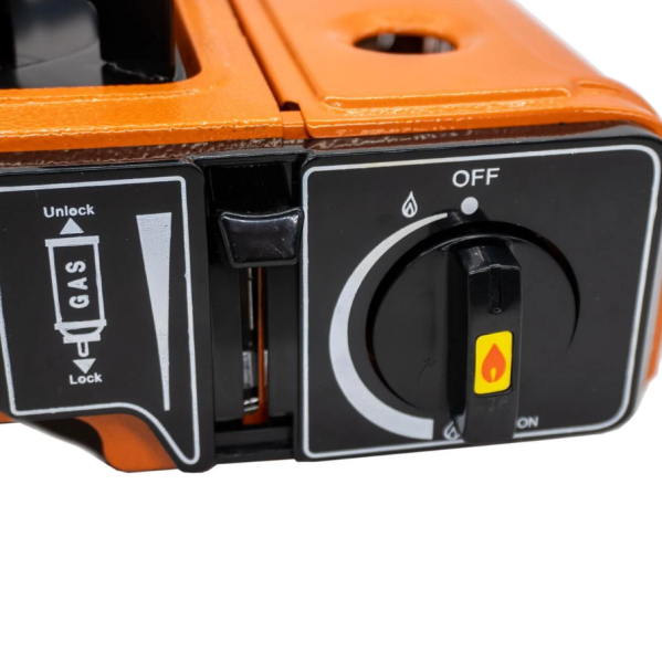 ROX Camping Portatif Kamp Ocağı Turuncu - 2 Adet Rox Gaz Kartuş HEDİYELİ