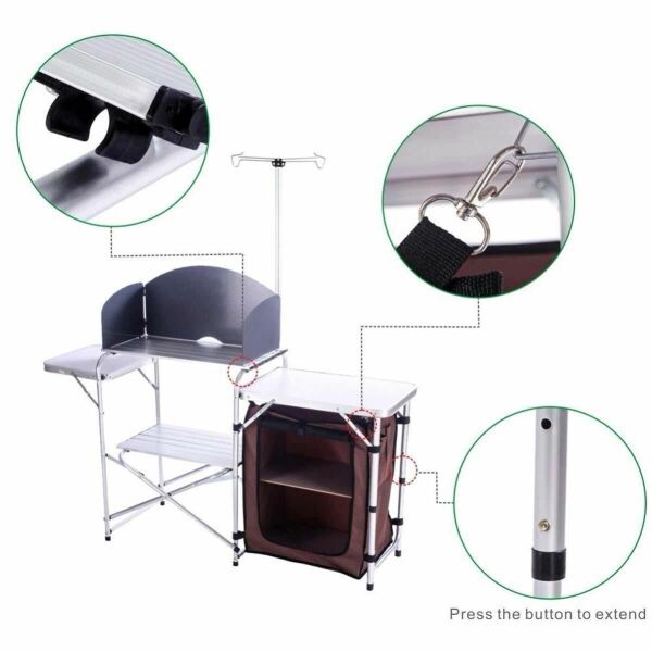 MADFOX Luxi Portatif Katlanır Kamp Mutfağı (547215)