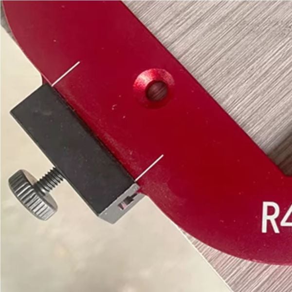 ROX WOOD Ahşap Radyus - Köşe Yuvarlama Şablonu Aluminyum Gövdeli Freze Makinaları için (153ROX0282)