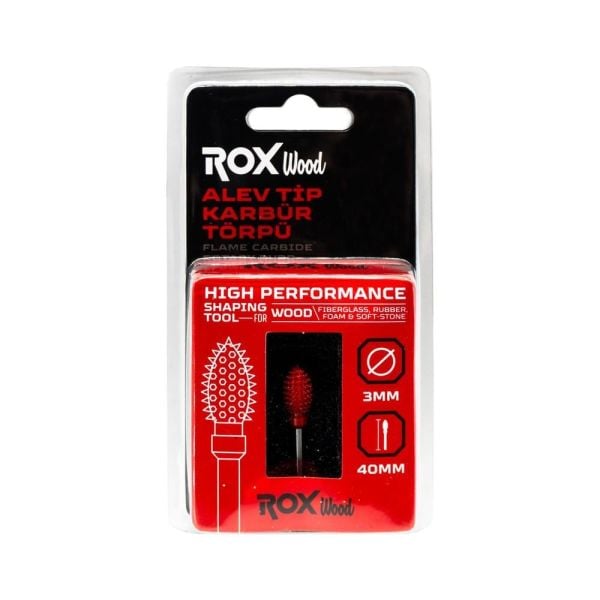 ROX WOOD Karbür Alev Tip Ahşap Şekillendirme Törpü (153ROX0279)