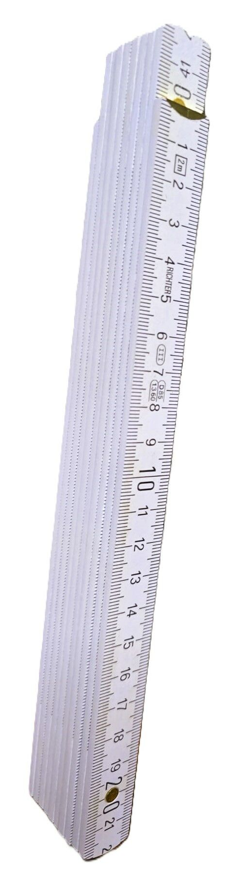 Richter Ağaç-ahşap Kırma/Katlanır Metre 2 Mt - Beyaz