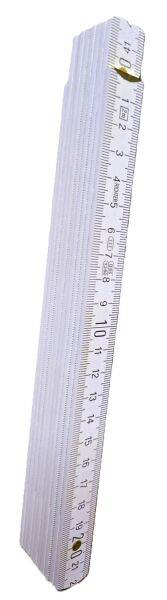 Richter Ağaç-ahşap Kırma/Katlanır Metre 2 Mt - Beyaz