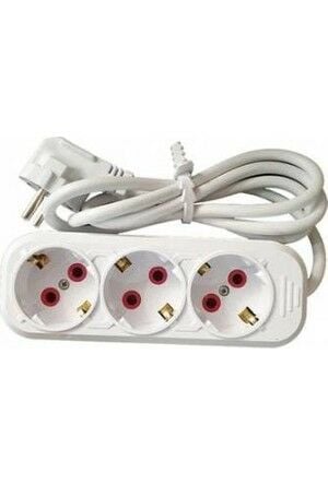 Gold- 3'Lü Ara Kablo Topraklı Grup Priz 2 Metre