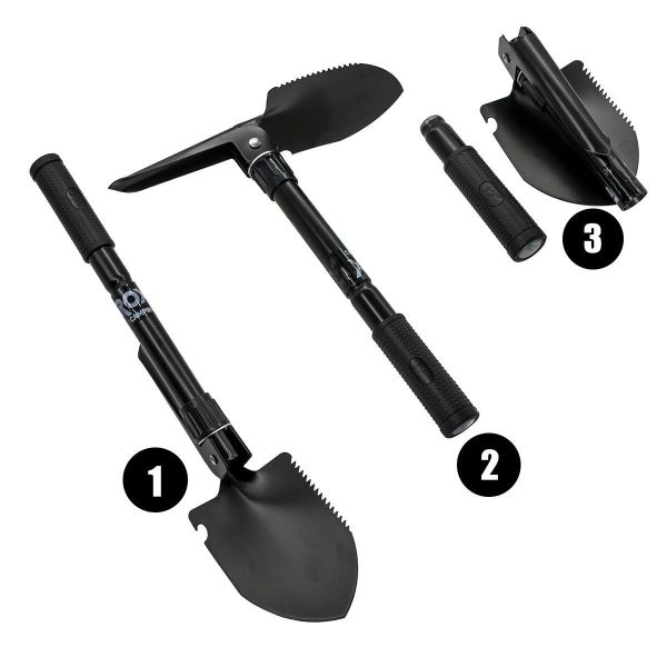 ROX Camping Pusulalı Katlanır Kamp Küreği 42 cm (153CAMP0106)