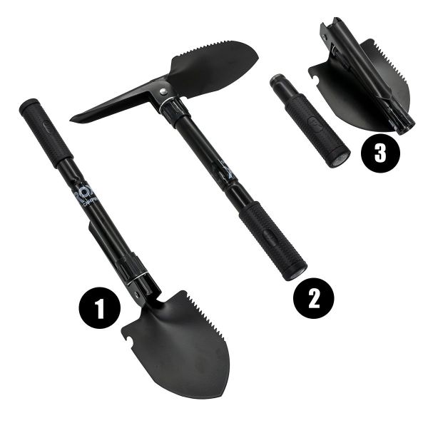 ROX Camping Pusulalı Katlanır Kamp Küreği 42 cm (153CAMP0106)