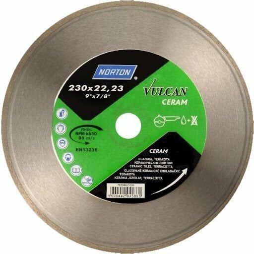 NORTON Vulcan Tile Ceram 230 mm Elmas Seramik Testere (70184625184)