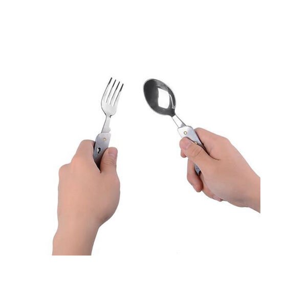 Nexon 5336 Portatif Katlanır Çatal Kaşık Çakı Seti