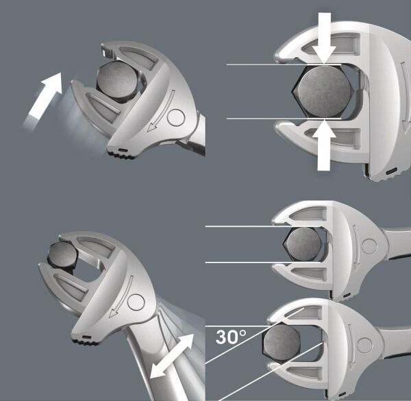 WERA 6004 Joker S Otomatik Kurbağacık 10-13 mm (05020100001)