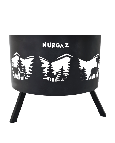 NURGAZ Geyik Desenli Orman Şöminesi (NG OSG)