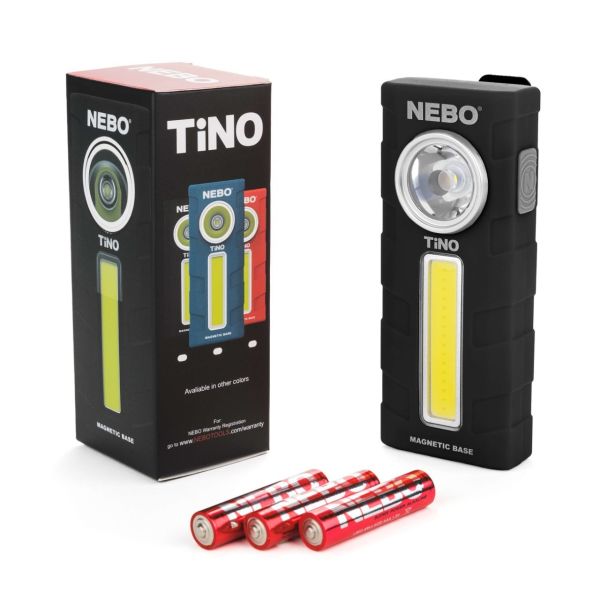 NEBO Tino Pilli LED El Feneri 300 Lümen Siyah (NEBO 6809)