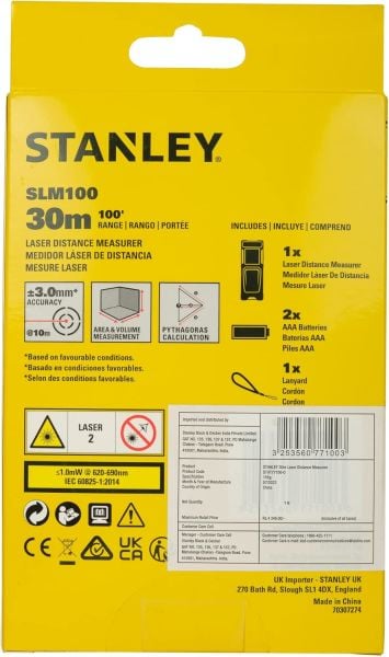 Stanley STHT77100-0 30M Lazer Metre