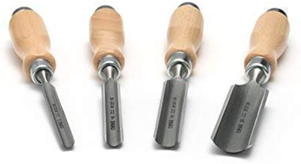 NAREX 863510 Wood Line Oluklu Iskarpela Seti 4 Parça