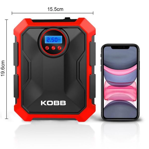 KOBB KB200 Dijital Göstergeli Hava Pompası 12 Volt 150 Psi