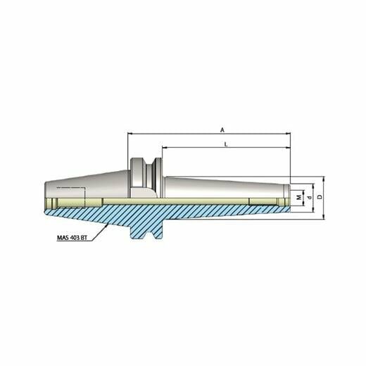 Heikenei BT40 Metrik Vidalı Tutucu