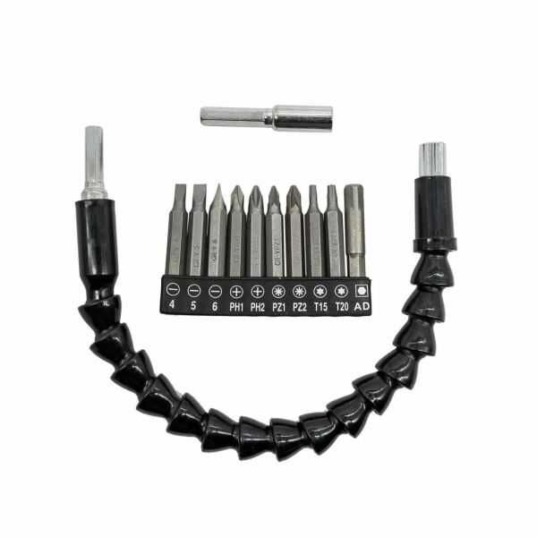 NEXON 5069 Esnek Bükülebilir Vidalama Adaptörü Seti 12 Parça