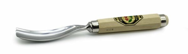 KIRSCHEN Two Cherries Bükülmüş Oluklu Iskarpela 25 mm (Cut 7 - 3116025)