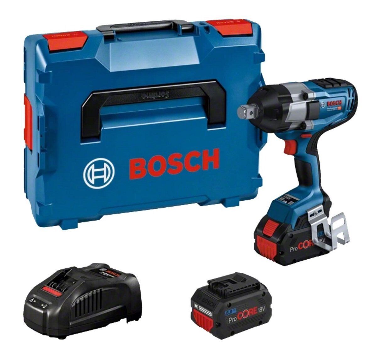 BOSCH GDS 18 V-1600 HC Şarjlı Somun Sıkma 18 Volt 8.0 Amper Çift Akülü