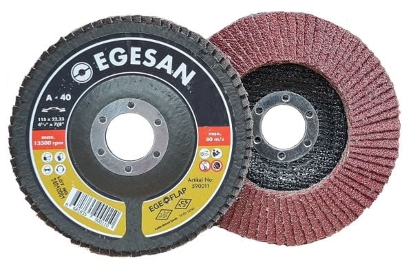 EGESAN Quality 115 mm Flap Disk Zımpara Al.Ox (Kum Seçiniz)