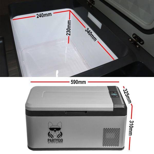 PARAGO PG21 Kompresörlü Araç Buzdolabı 21 Litre 12/24 Volt