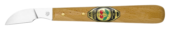 KIRSCHEN Two Cherries Uzun Eğri Ağızlı Ahşap Oyma Bıçağı (3352000)