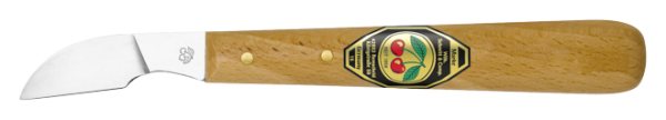 KIRSCHEN Two Cherries Uzun Eğri Ağızlı Ahşap Oyma Bıçağı (3352000)