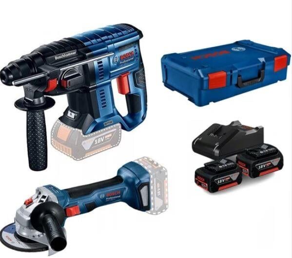 BOSCH GBH 180-LI Kırıcı Delici + GWS 180 LI Taşlama 18 Volt 2'li Akülü Set - 0615990N05