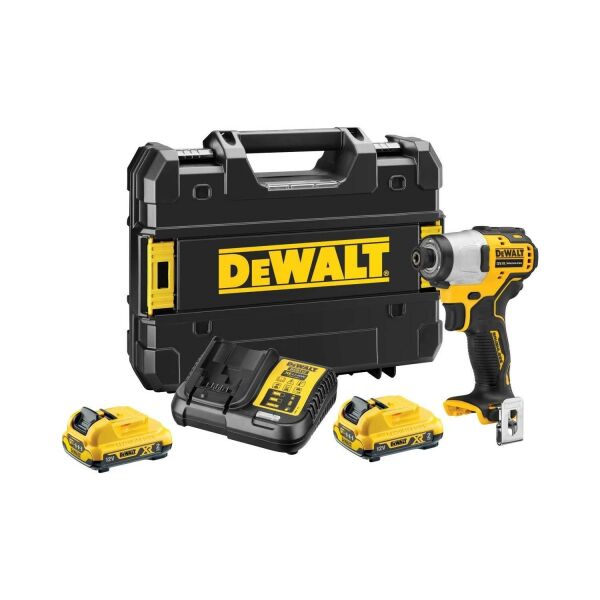 Dewalt DCF801D2 12V 2.0Ah Li-ion Çift Akülü Kömürsüz Profesyonel Darbeli Tornavida