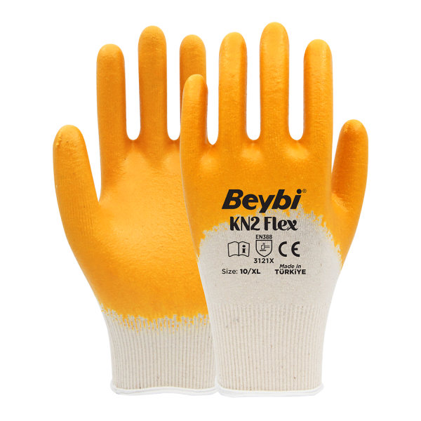 BEYBİ KN-2 Flex Nitril İş Eldiven 9 Numara