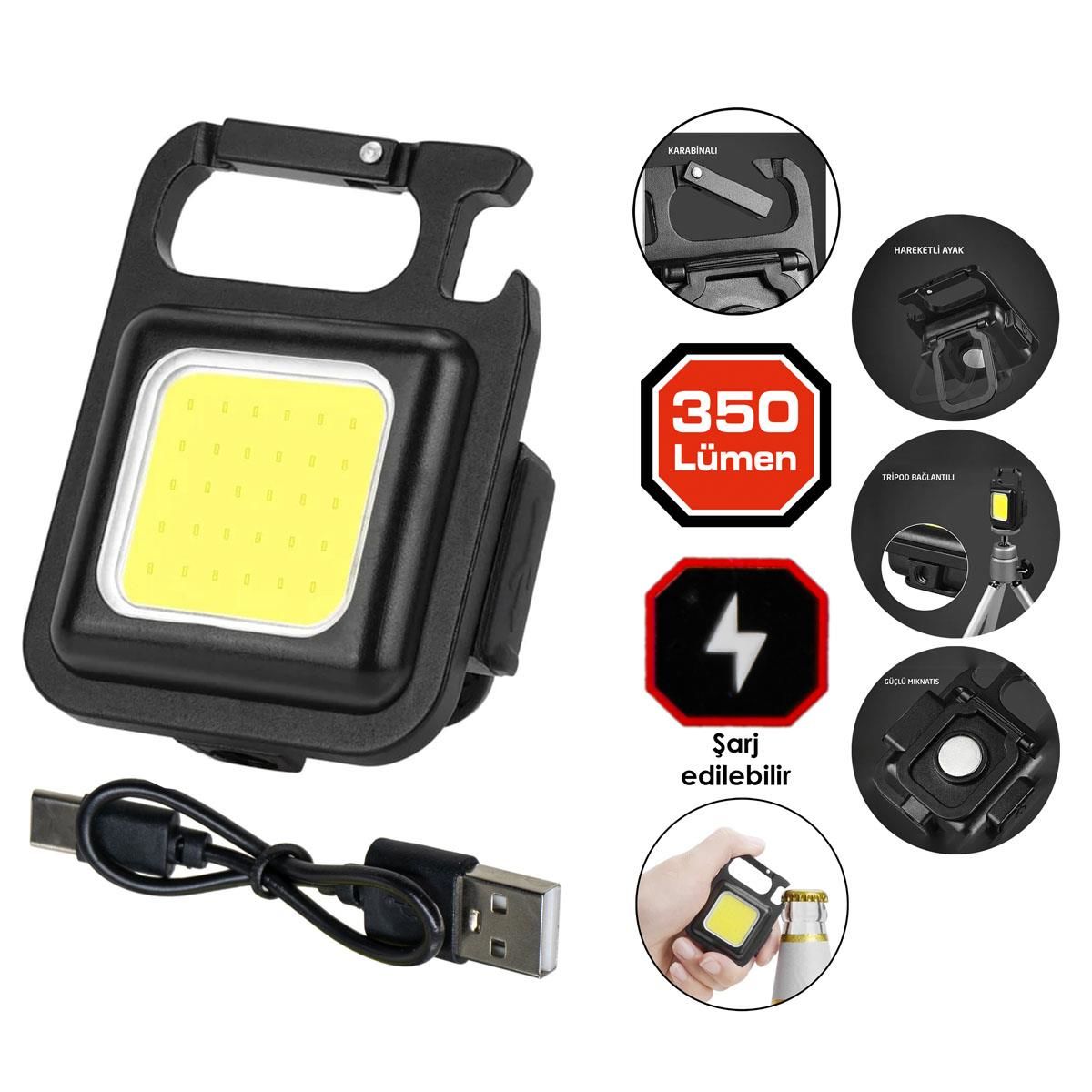 ROX Şarjlı Led El Feneri 10.000 Lümen (153ROX0209)