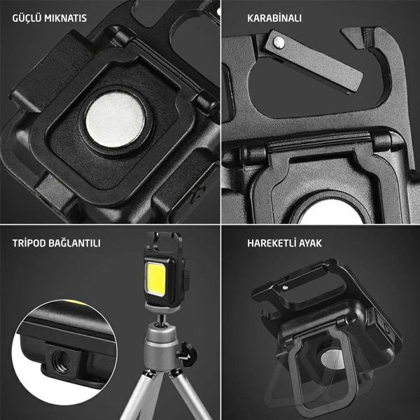 ROX Şarjlı Led El Feneri 10.000 Lümen (153ROX0209)