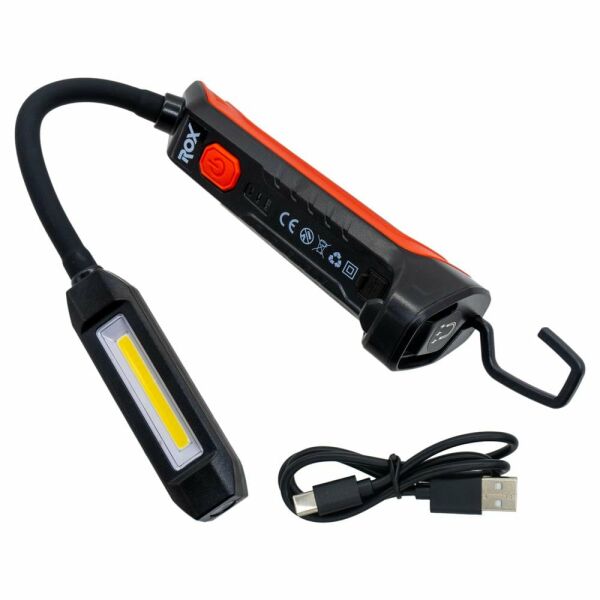 ROX Şarjlı Çok Amaçlı Esnek Boyunlu Çalışma Feneri 1000 Lümen (153ROX0220)