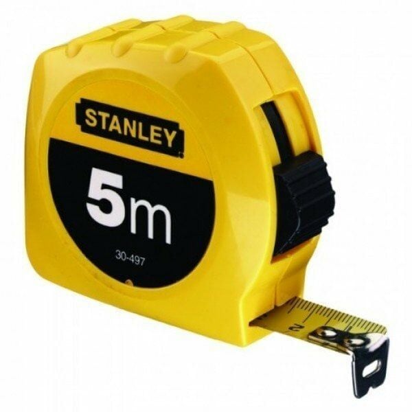 Stanley 5m x 19mm Sarı Şerit Metre - ST130497