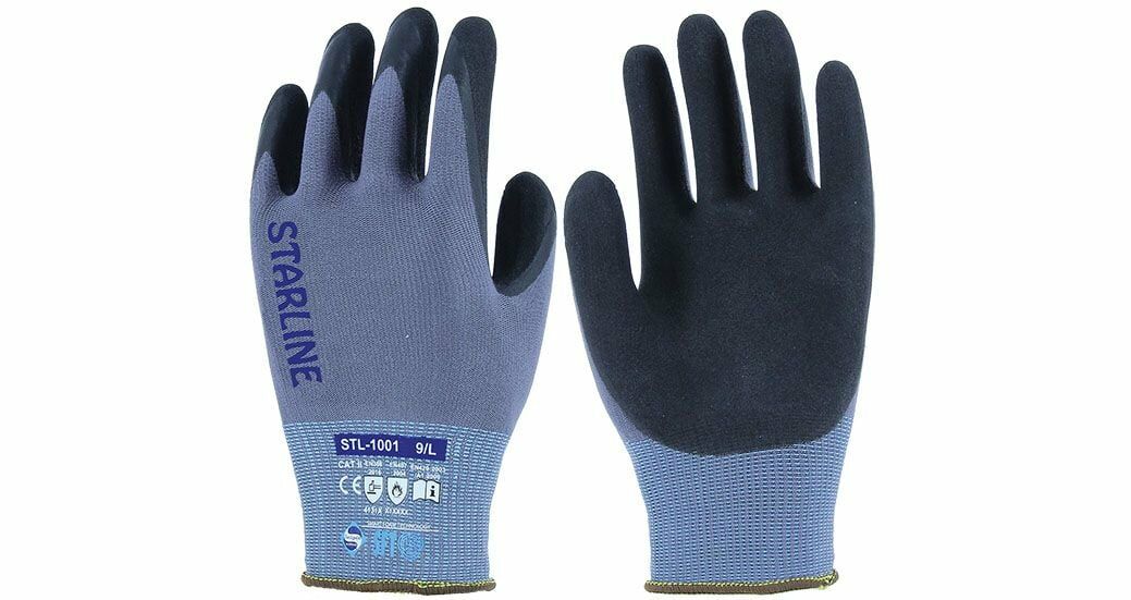 STARLINE STL-1001 Nitril Köpük Eldiven 9 Numara