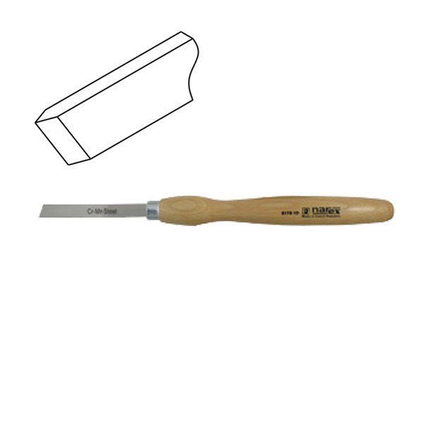NAREX 817110 Eğri Ağız Ahşap Torna Bıçağı 14x105 mm