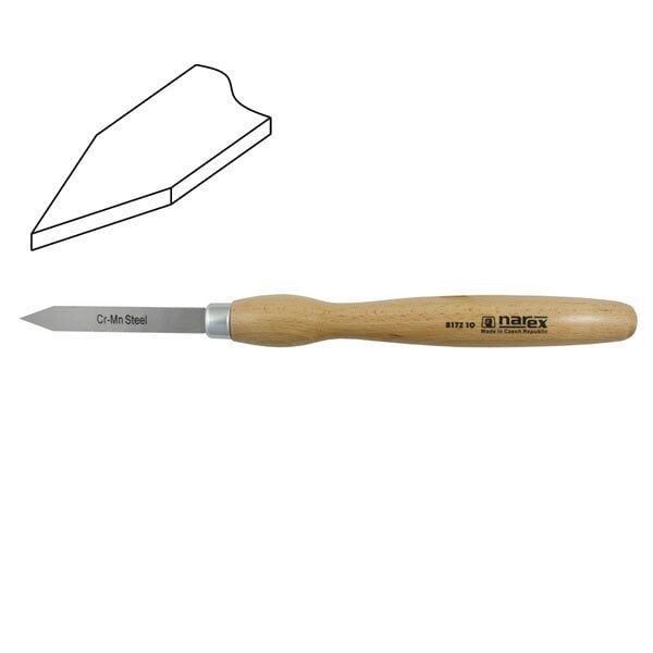 NAREX 817210 Sivri Ağızlı Ahşap Torna Bıçağı 14x105 mm