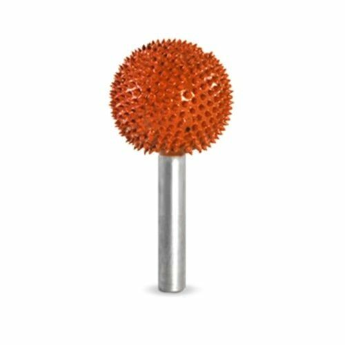 SABURTOOTH 6S1-90 Yuvarlak Top Tipi Kalın Diş Ahşap Törpü (Sap:6 mm)