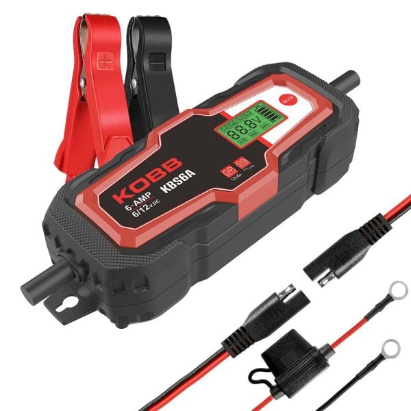 KOBB KBS6A 6/12V 150A Dijital Akü Şarj / Akü Bakım / Desülfatör ve Power Supply