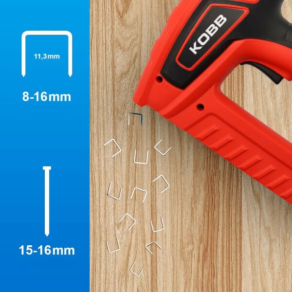 KOBB KBZ200 Elektrikli Zımba ve Çivi Çakma Tabancası