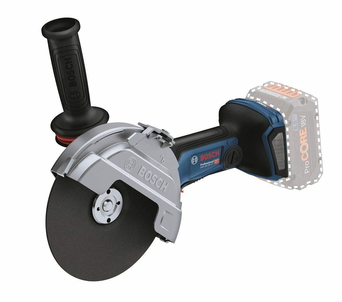 BOSCH GWS 18 V-180 P Akülü Taşlama 18 Volt 180 mm (Akü ve Şarj Aleti Hariç)