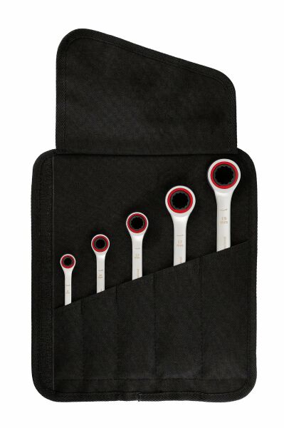BOSCH Profesyonel 5 Parça Cırcırlı Kombine Anahtar Takımı (1600A02Z3D)