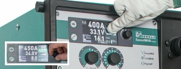 MERKLE GreenMIG 400 KW Gazaltı Kaynak Makinası 400 Amper (Sinerjik - Pulse - Su Soğutmalı)