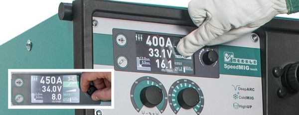 MERKLE GreenMIG 500 DW Gazaltı Kaynak Makinası 500 Amper (Sinerjik - Pulse - Su Soğutmalı)